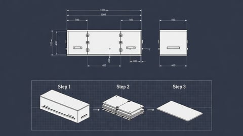 Folding Casket Technology Blueprint