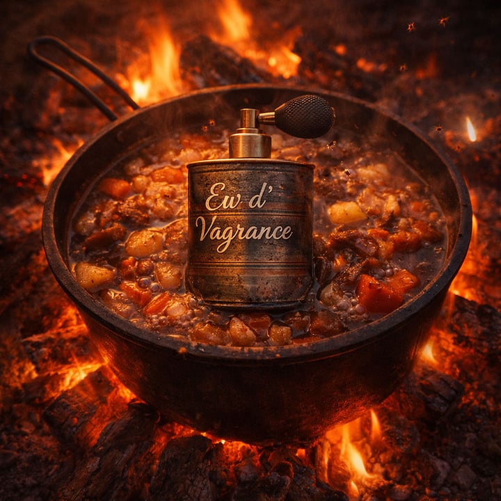 Bottle with dried leaves and rusted can